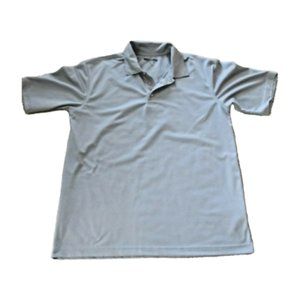 Cypress Club Performance Mens Golf Polo Shirt Large Gray Short Sleeve Collar‎